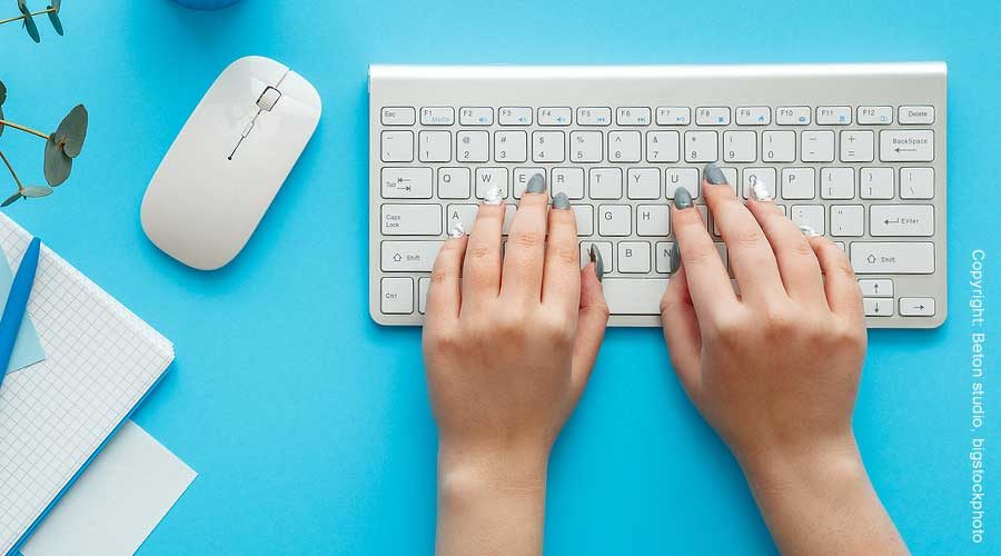 Bluetooth-Tastatur Homeoffice