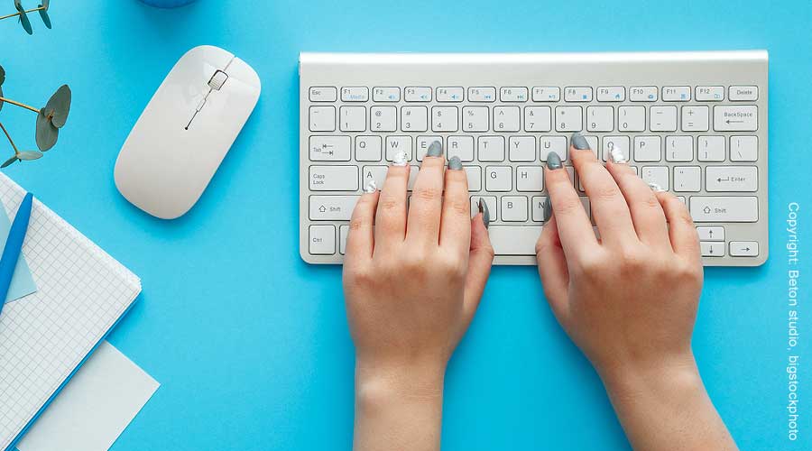 Bluetooth-Tastatur Homeoffice