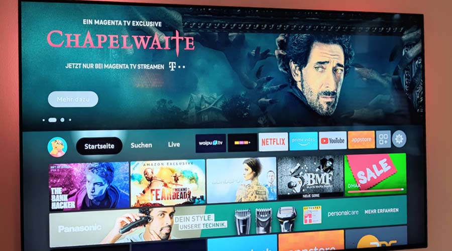 Fire Stick Benutzeroberfläche