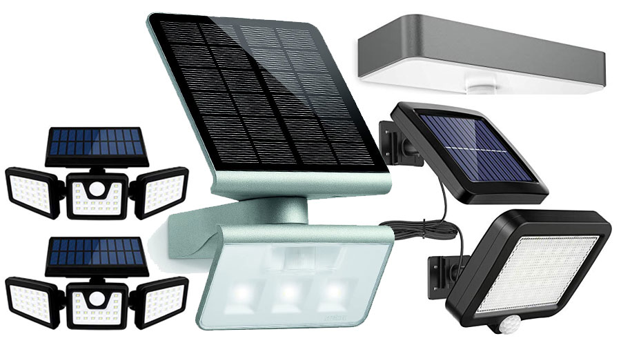 Solar Außenleuchten mit Bewegungsmelder